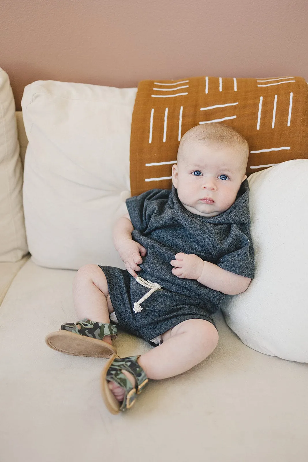 Camo- Summer Sandal - US Size 2-4 - Soft Sole