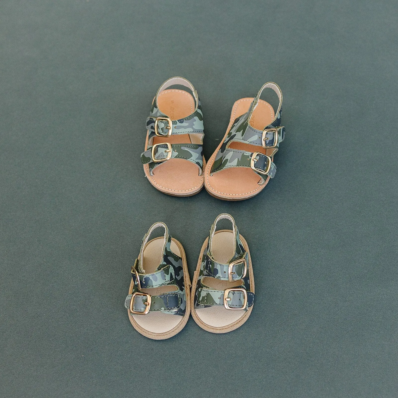 Camo- Summer Sandal - US Size 2-4 - Soft Sole