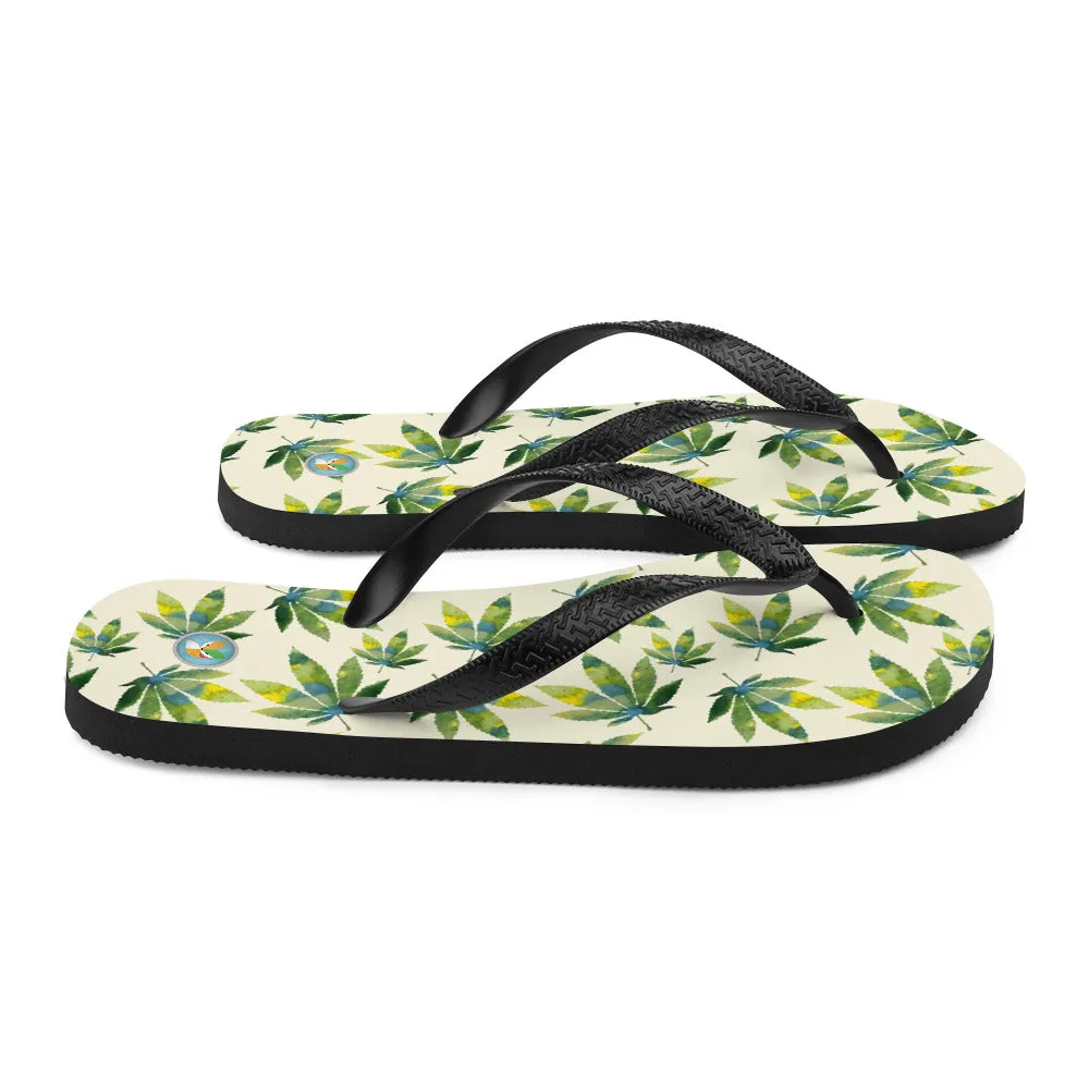 Cannabis Leaves - Flip-Flops