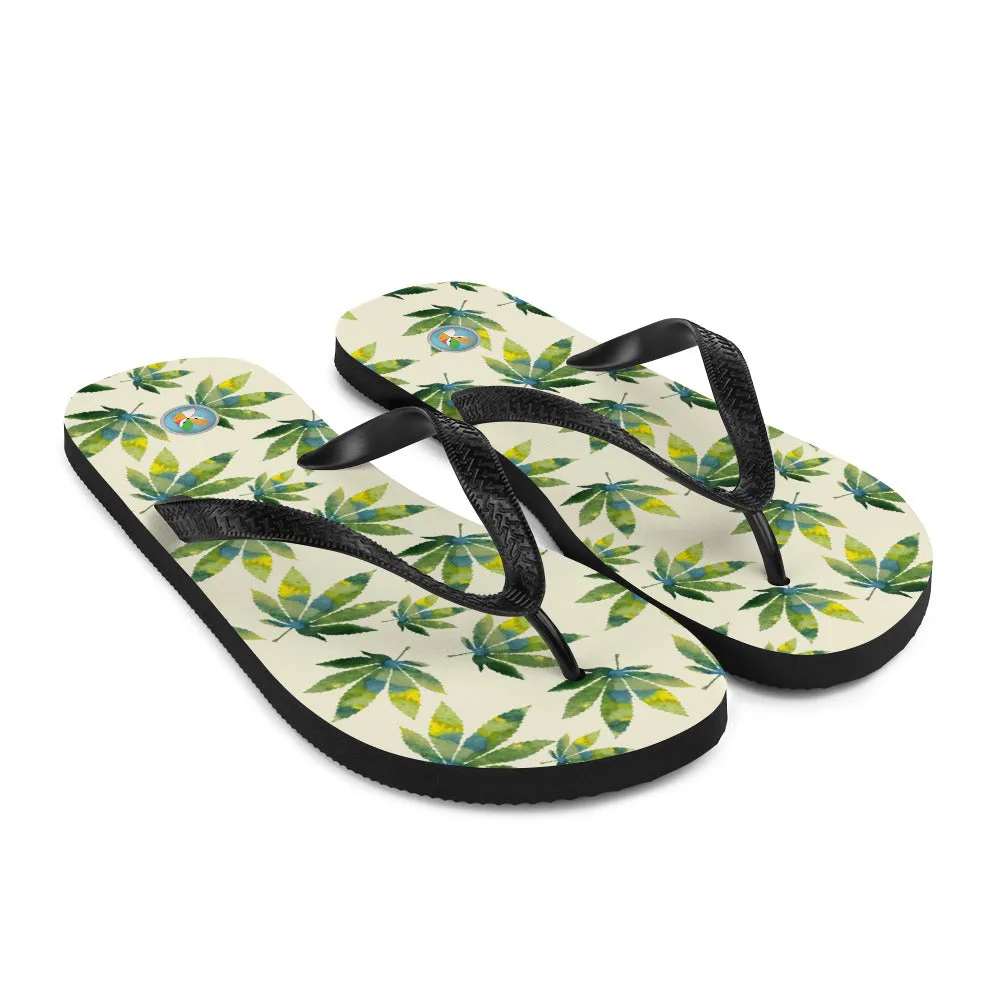 Cannabis Leaves - Flip-Flops