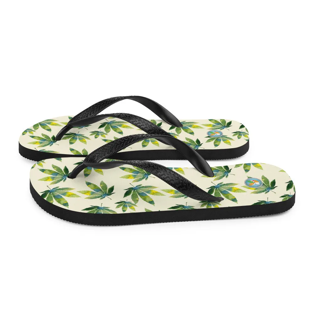 Cannabis Leaves - Flip-Flops