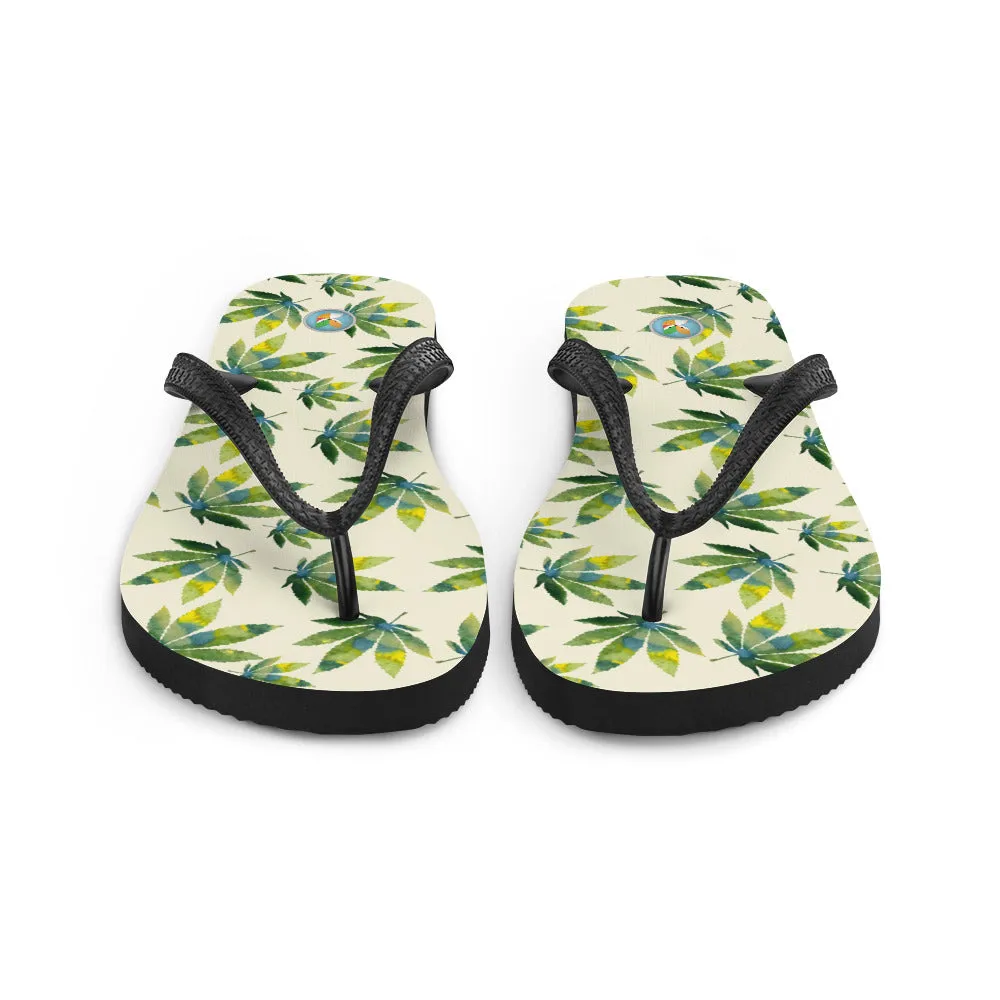 Cannabis Leaves - Flip-Flops