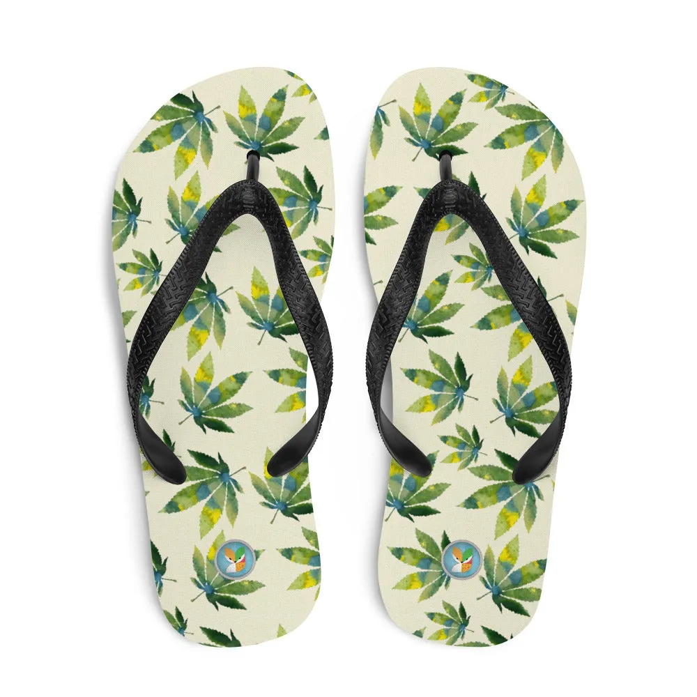 Cannabis Leaves - Flip-Flops
