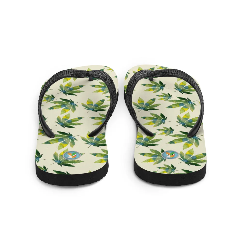 Cannabis Leaves - Flip-Flops