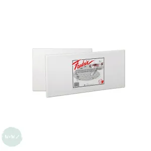Canvas Board - WHITE PRIMED - FREDRIX - PANORAMIC - 10 x 20"