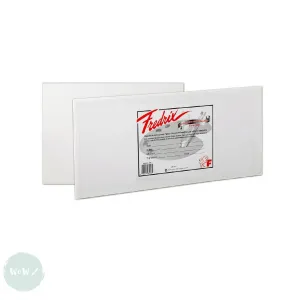 Canvas Board - WHITE PRIMED - FREDRIX- PANORAMIC - 12 x 24"