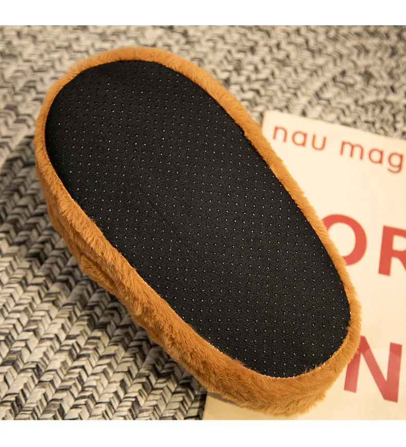 Capybara Plush Slippers Winter Girls