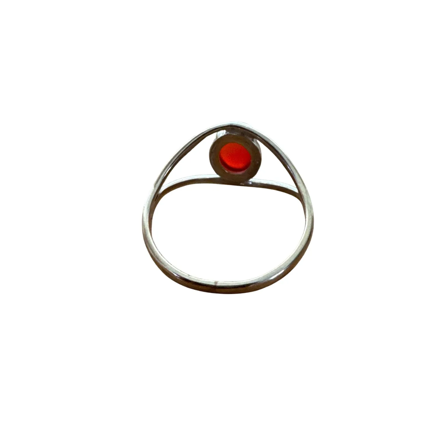 Carnelian Solid 925 Sterling Silver Ring