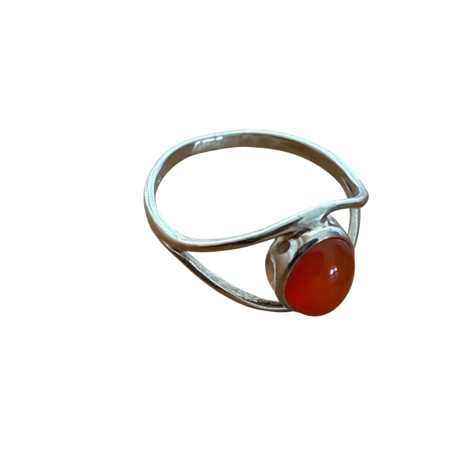 Carnelian Solid 925 Sterling Silver Ring