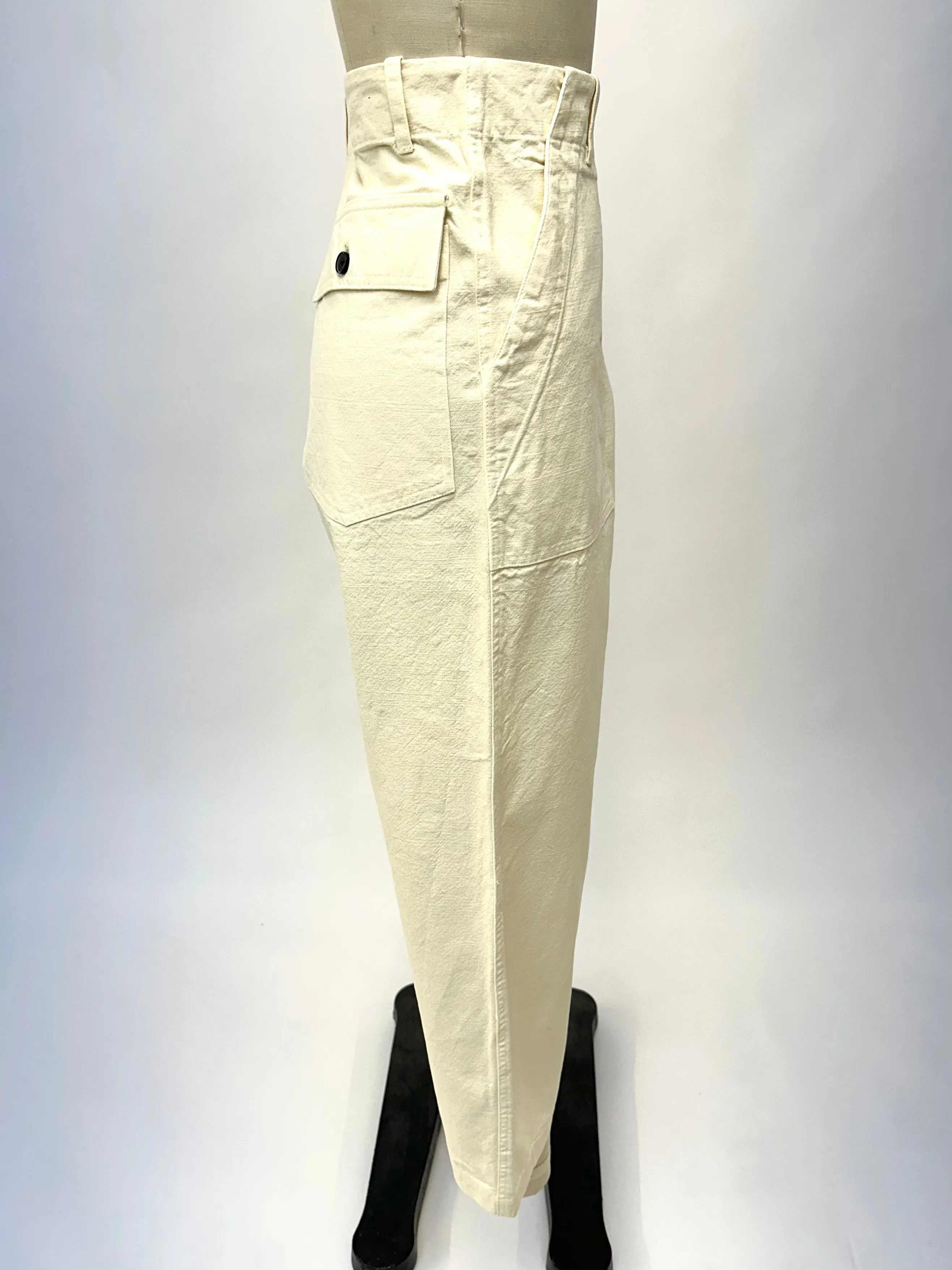 Caron Callahan Canvas High-Rise Trousers