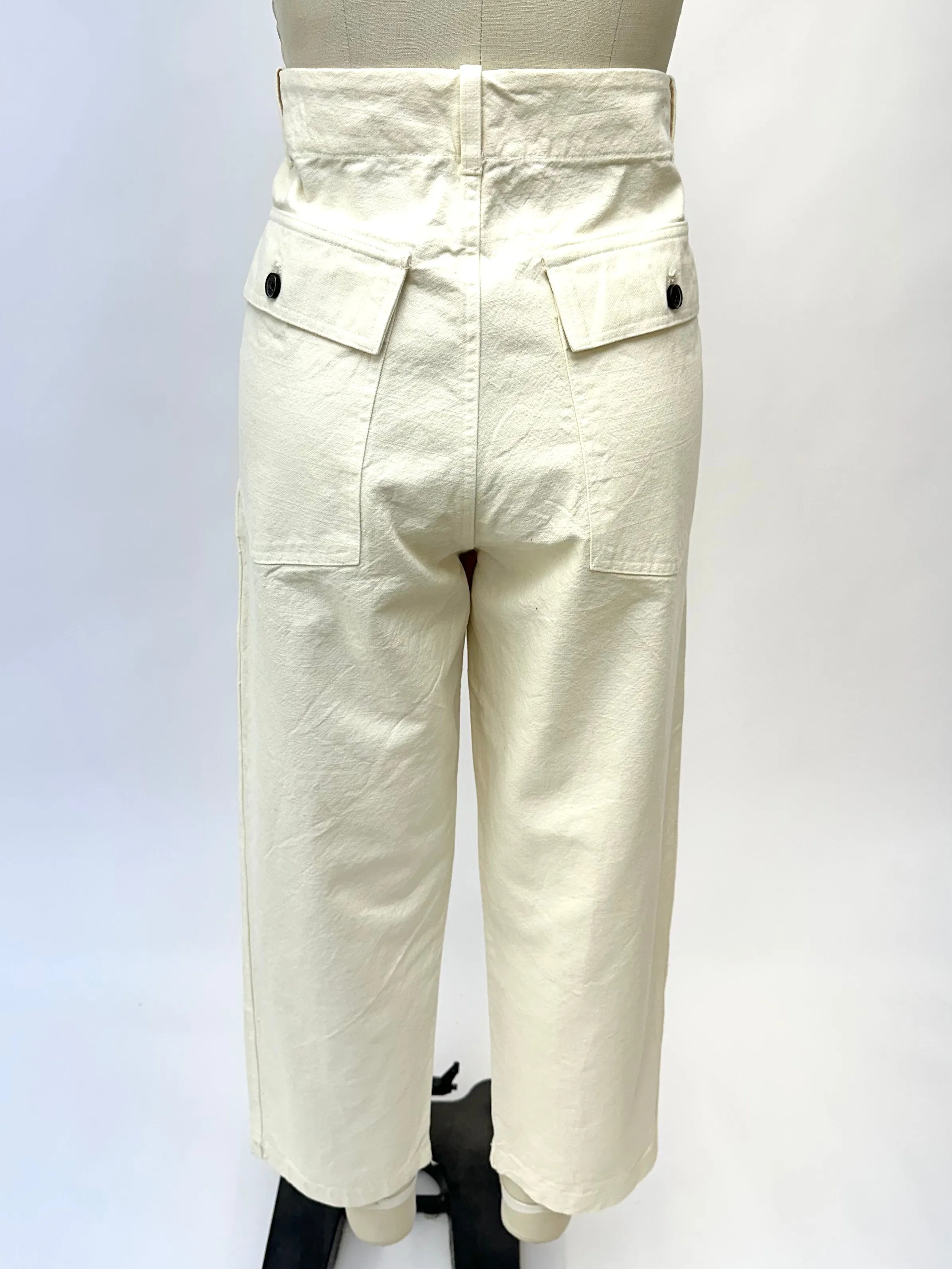 Caron Callahan Canvas High-Rise Trousers