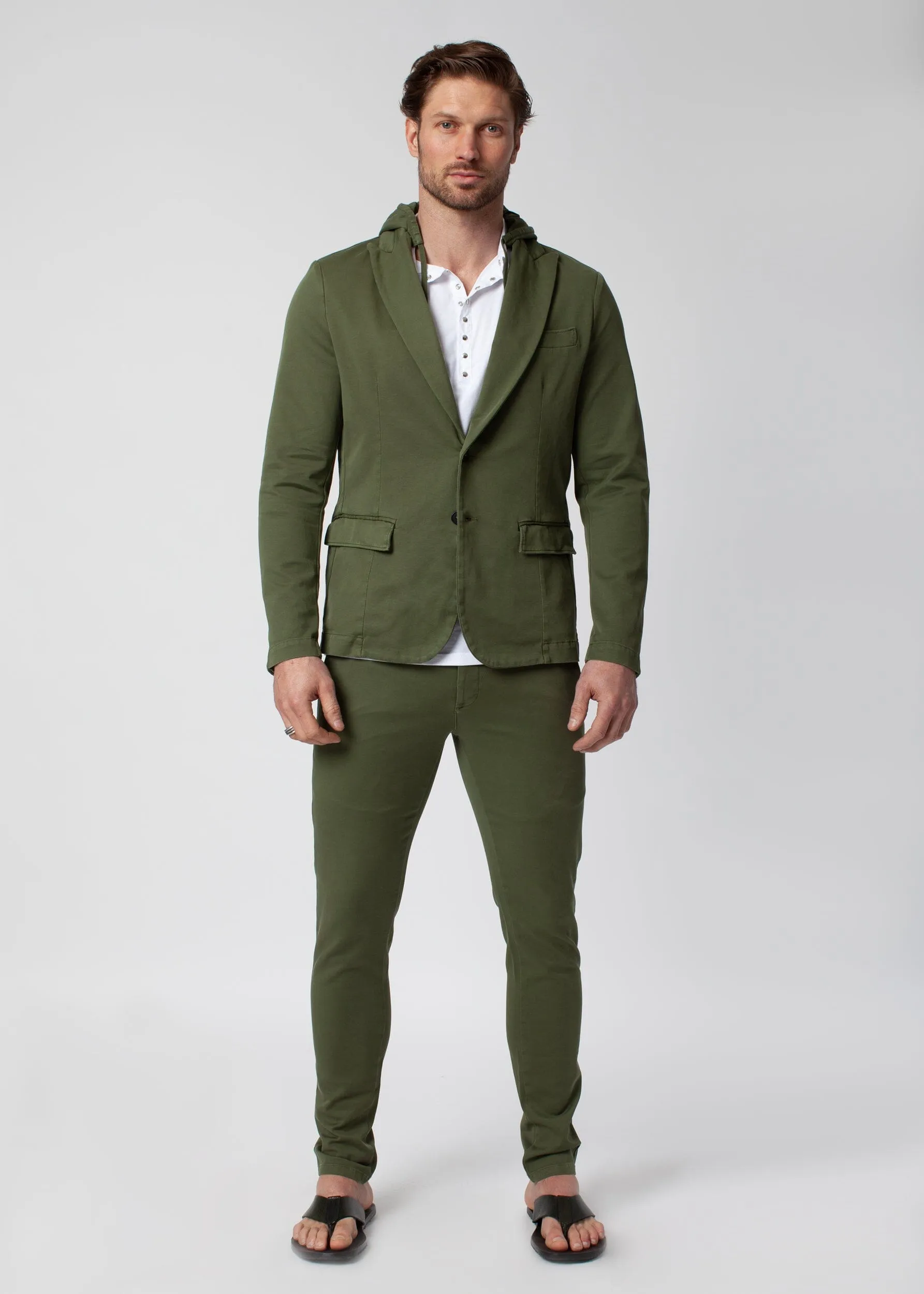 CASUAL HOODED BLAZER