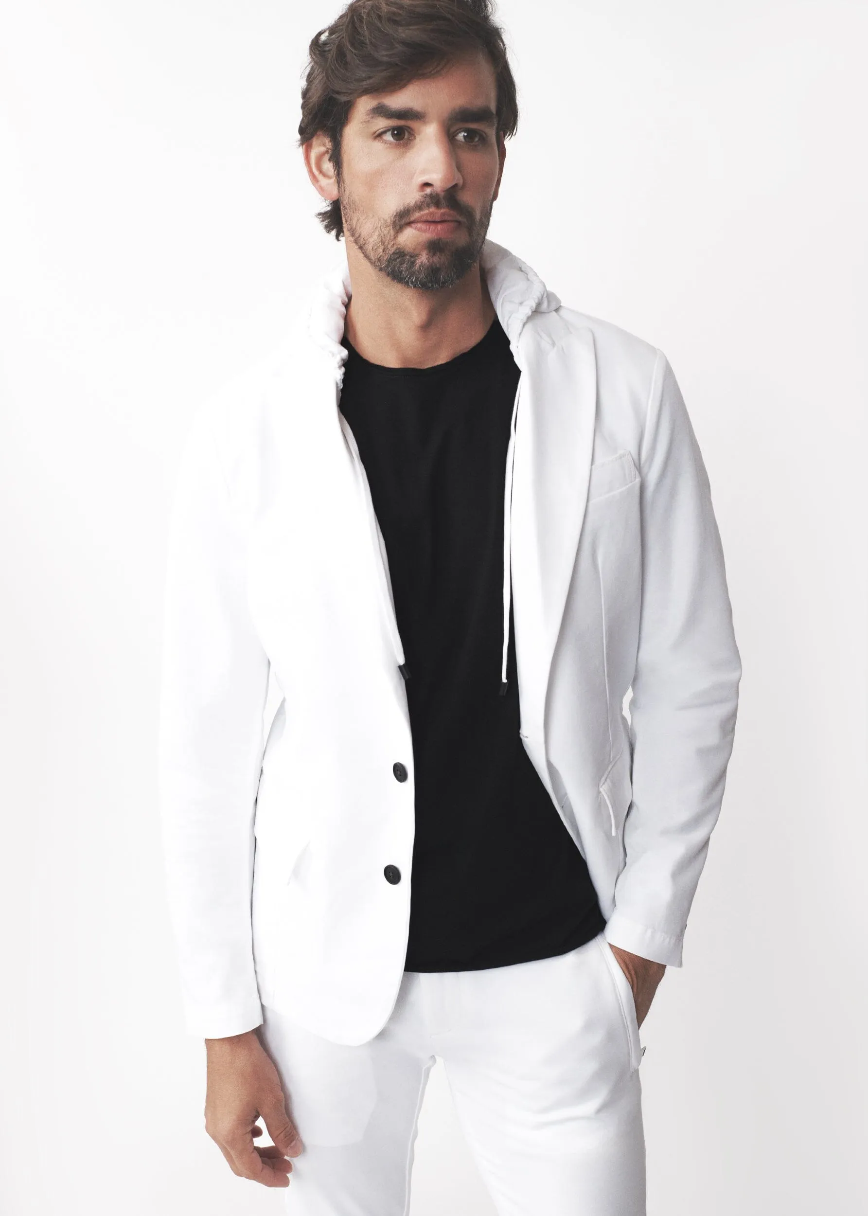 CASUAL HOODED BLAZER