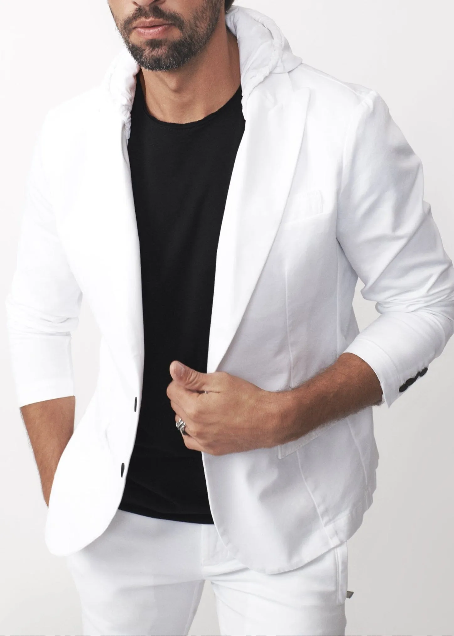 CASUAL HOODED BLAZER