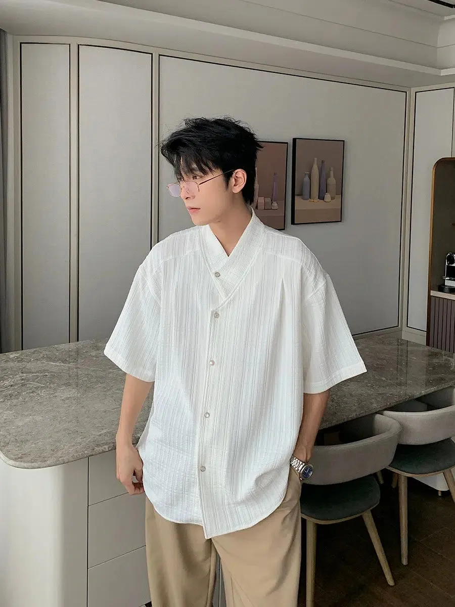 Casual Lightweight Button-Up Shirt
