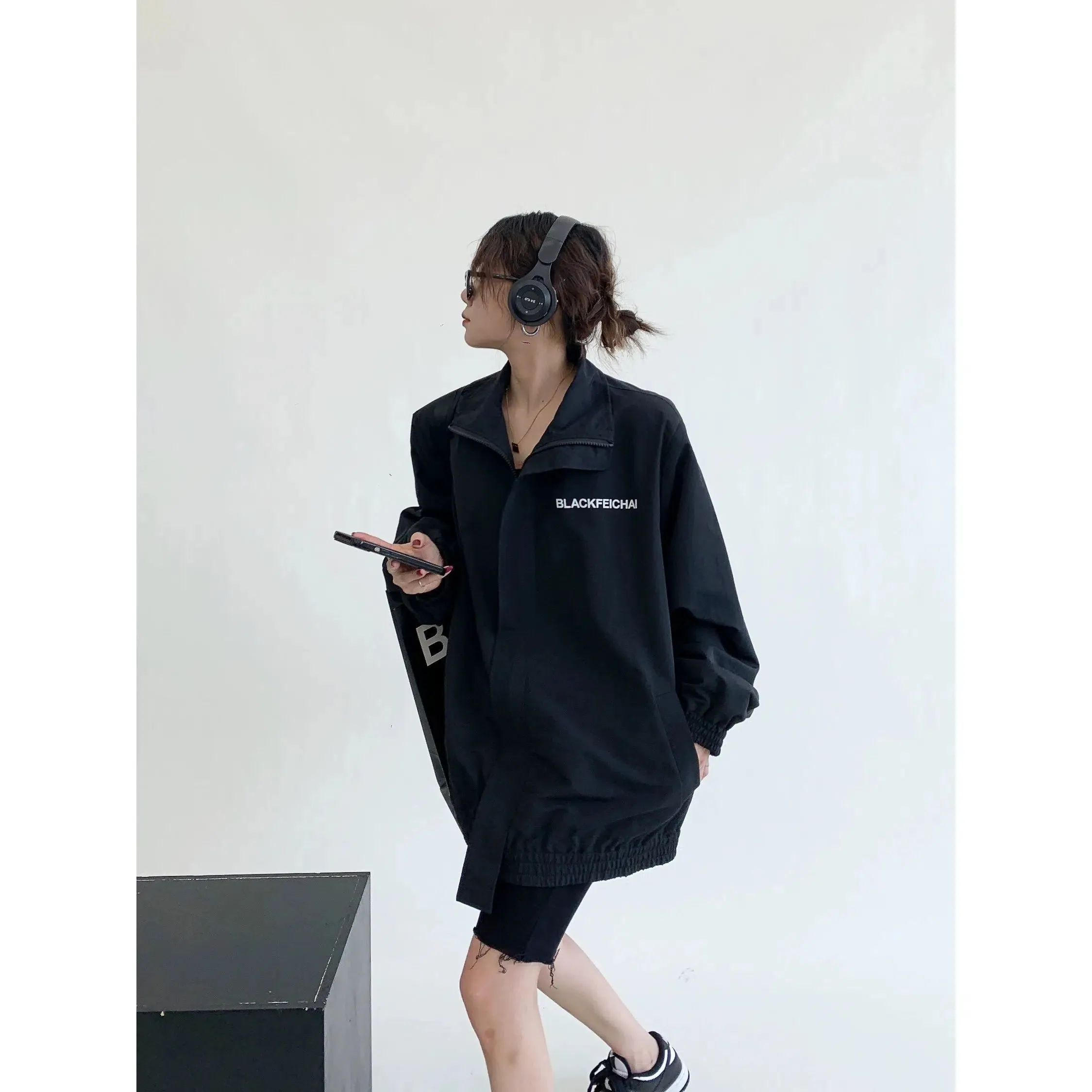 Casual Lightweight Zip-Up Coat