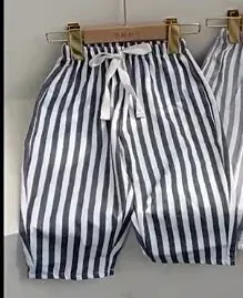 Casual Loose Striped Trousers
