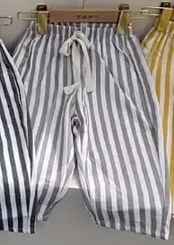 Casual Loose Striped Trousers