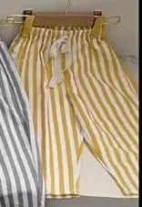 Casual Loose Striped Trousers