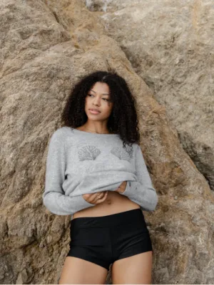 Catnip   Seaweed Broken Shell Cashmere Sweater