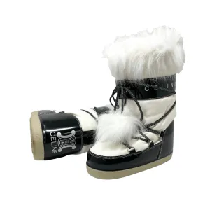 Celine Logo Fur Moon Boots