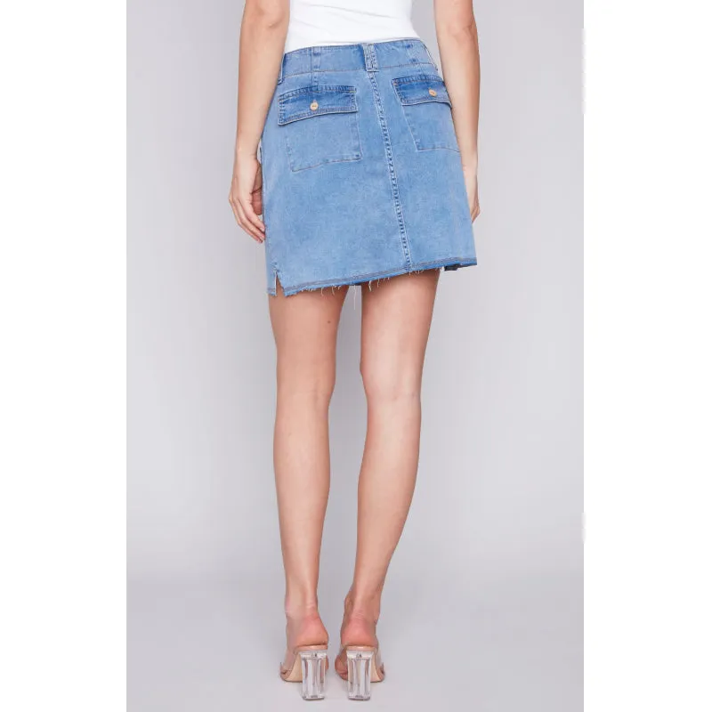 Charlie B Safari Canvas Cargo Skort