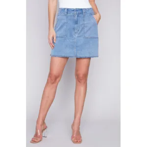 Charlie B Safari Canvas Cargo Skort