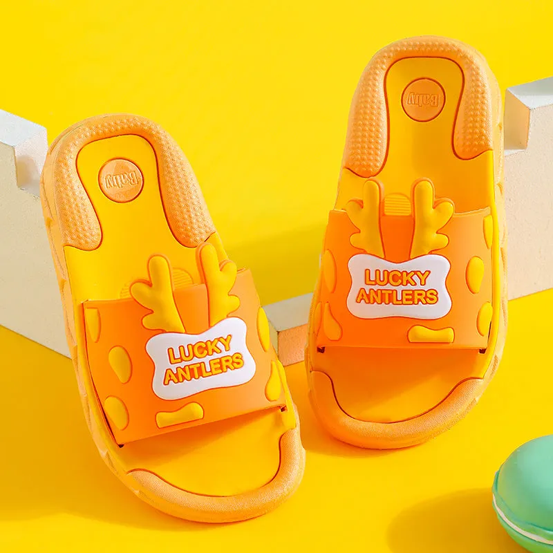 Children Slippers Summer New Style Baby Cartoon Cute Boys And Girls