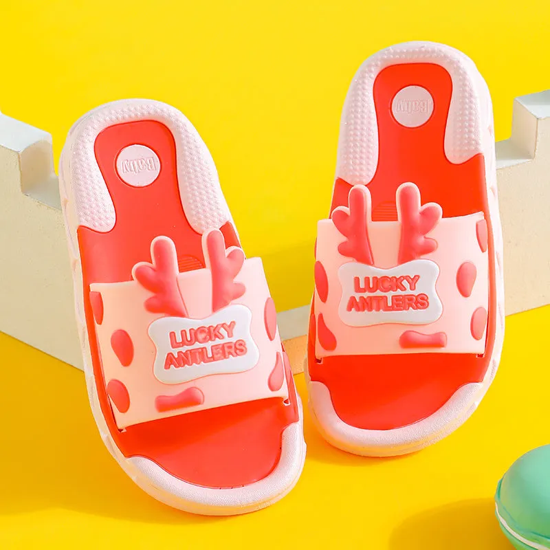 Children Slippers Summer New Style Baby Cartoon Cute Boys And Girls