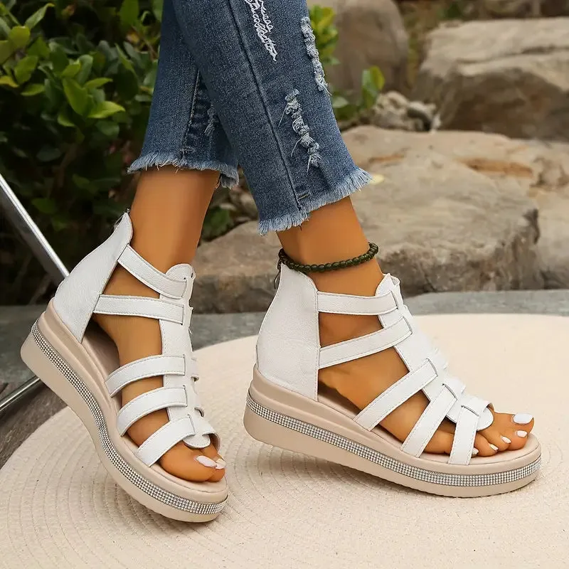 Chloe - Stylish Wedge Sandals