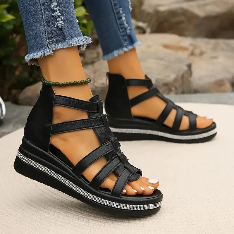 Chloe - Stylish Wedge Sandals