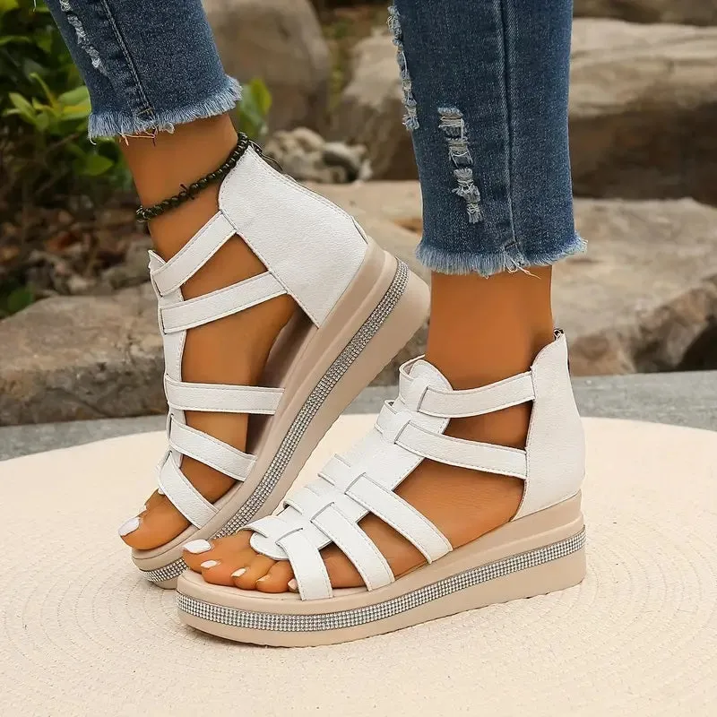 Chloe - Stylish Wedge Sandals