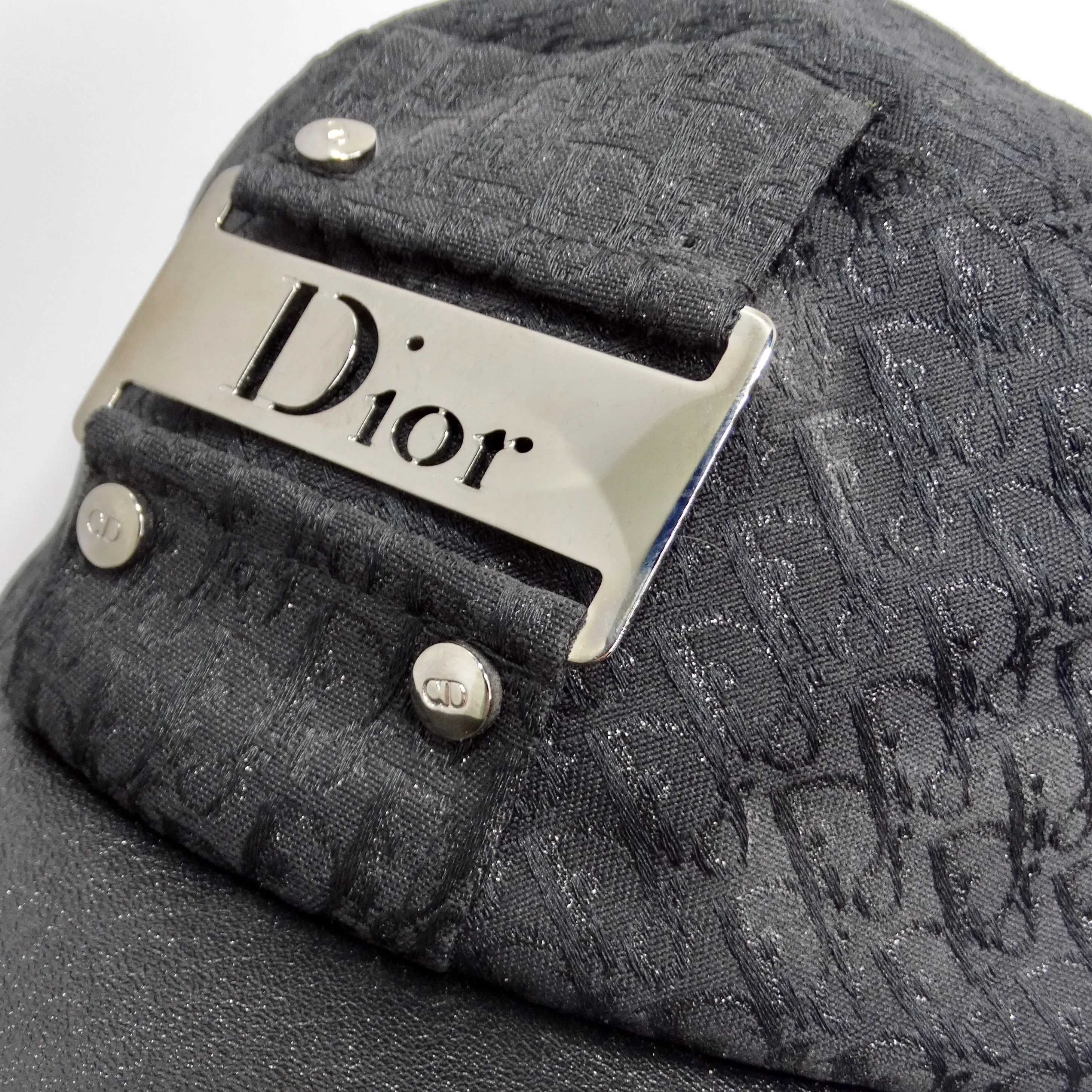 Christian Dior by John Galliano 2002 Trotter Monogram Baseball Cap