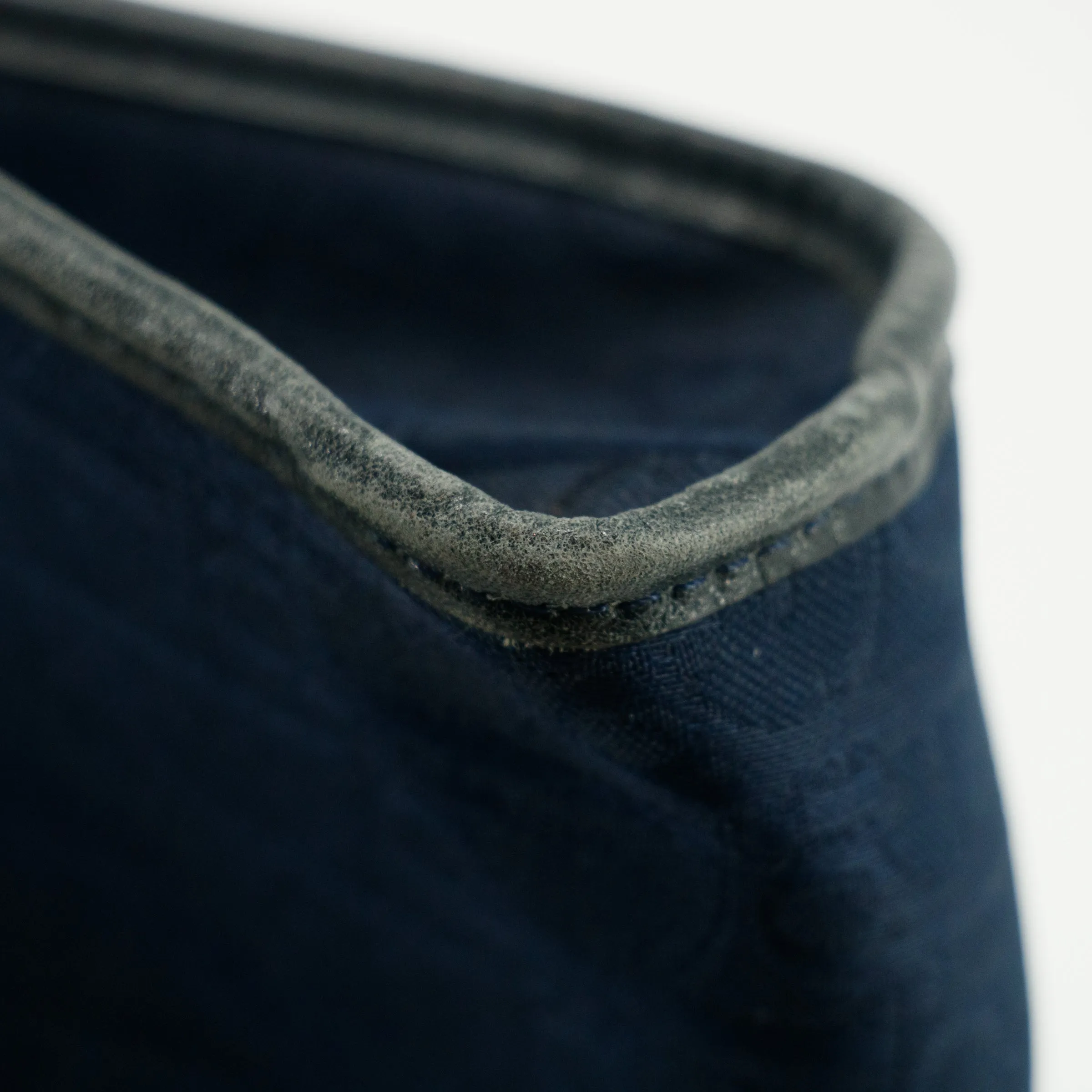 Christian Dior Vintage Trotter Blue Canvas Pouch #3439