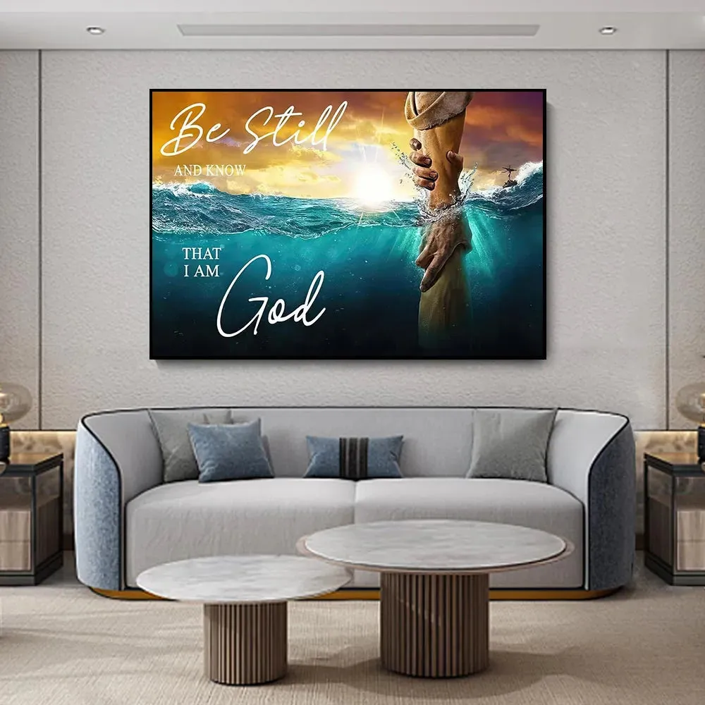Christianartbag Home Decor, Bethel Christian Church Psalms You Have A Strong Arm Canvas Painting Print Wall Art Canvas Jesus Poster Picture Home Decor