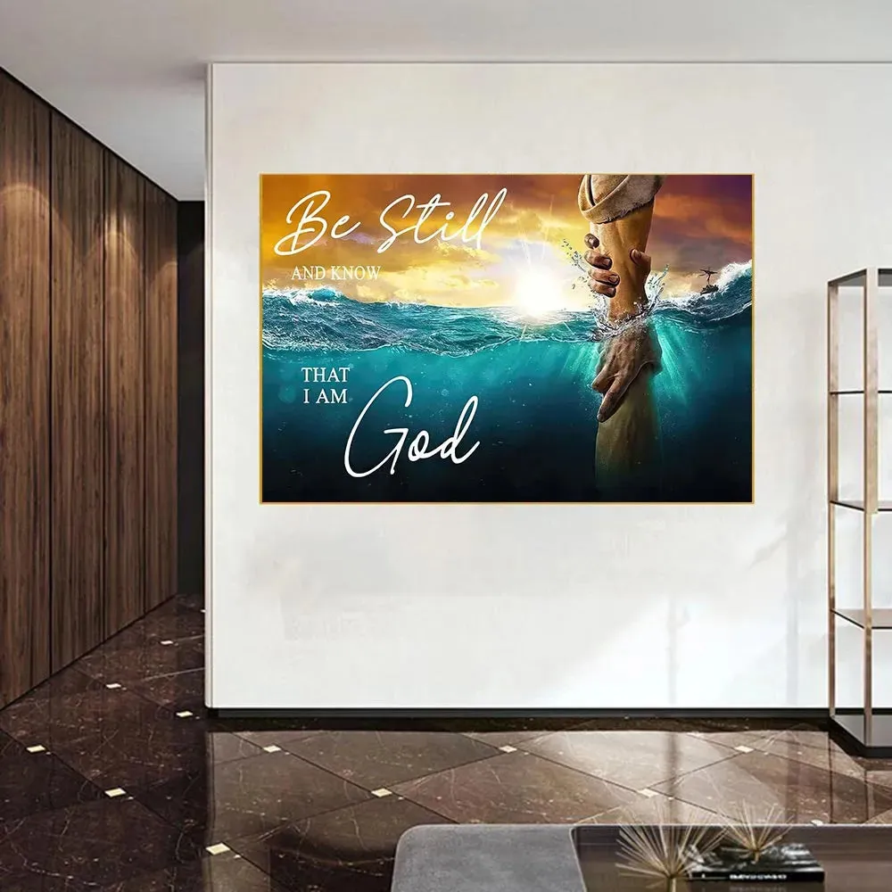 Christianartbag Home Decor, Bethel Christian Church Psalms You Have A Strong Arm Canvas Painting Print Wall Art Canvas Jesus Poster Picture Home Decor