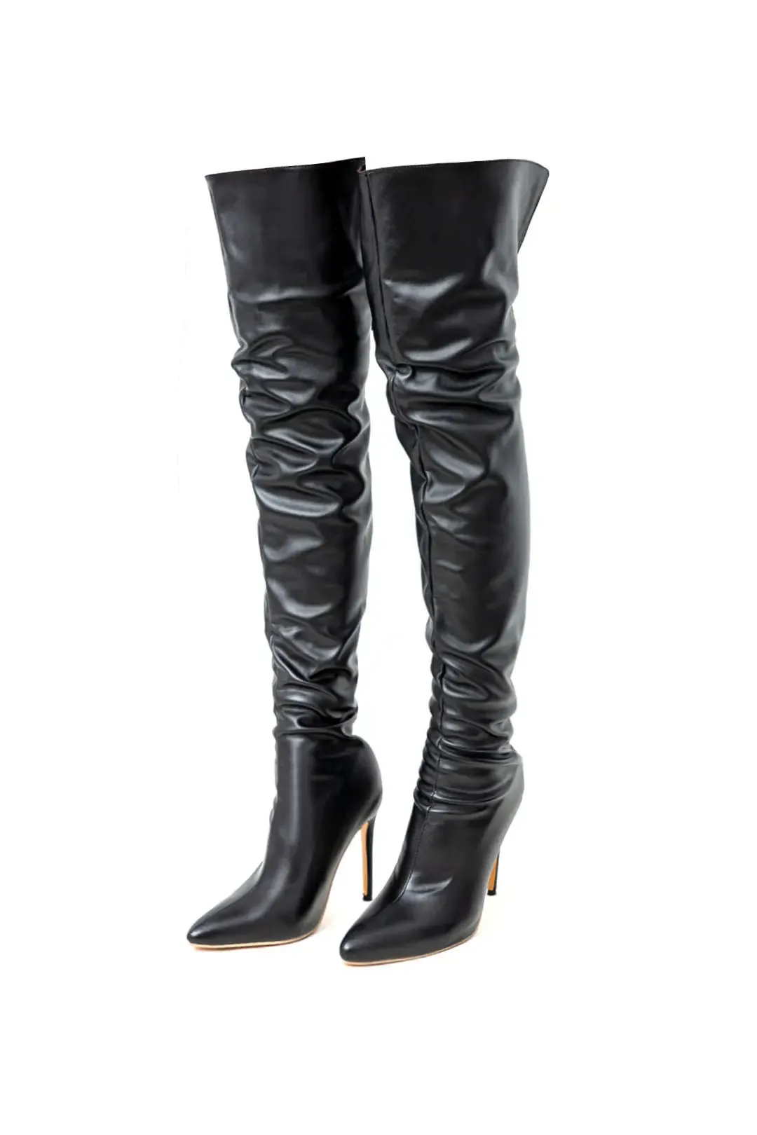 Christine - Chic Pointed Toe Design Woman's Over The Knee Boots