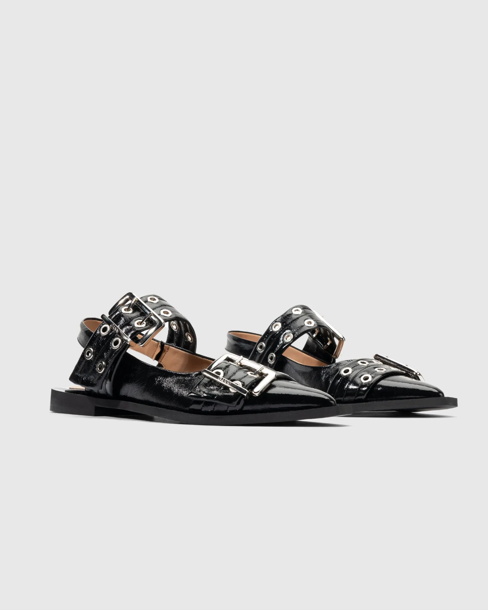 CHUNKY BUCKLE BALLERINA NAPLACK