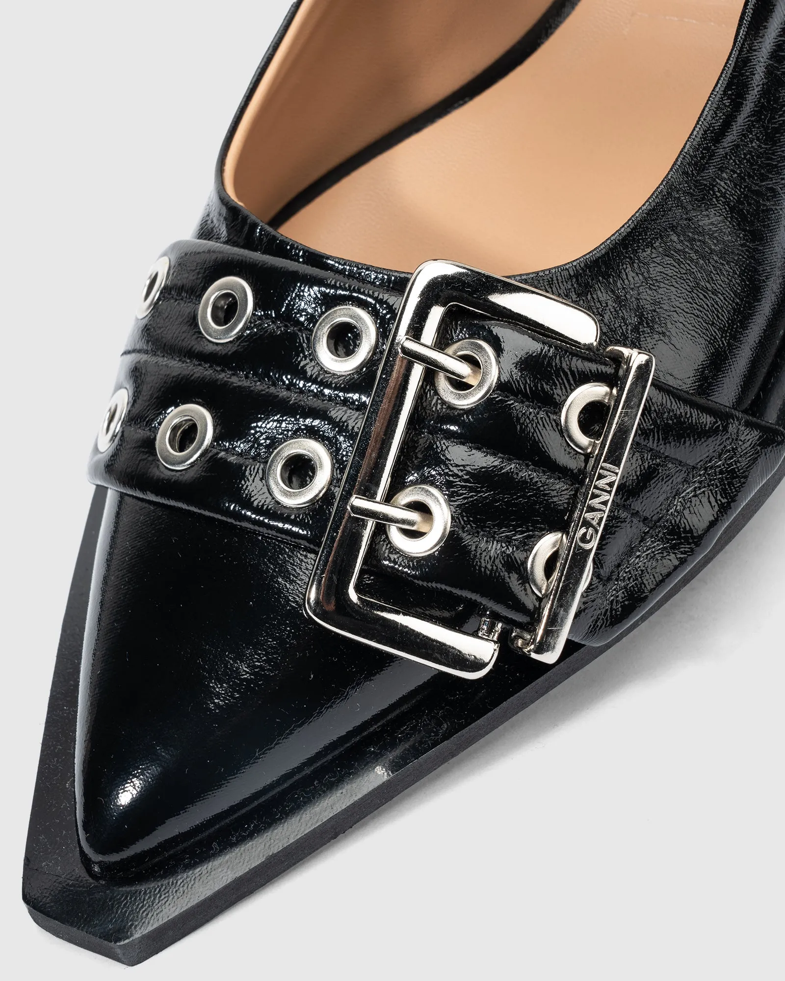 CHUNKY BUCKLE BALLERINA NAPLACK