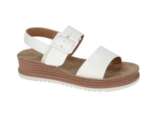 Cipriata L527G Womens Buckle Wedge Sandal