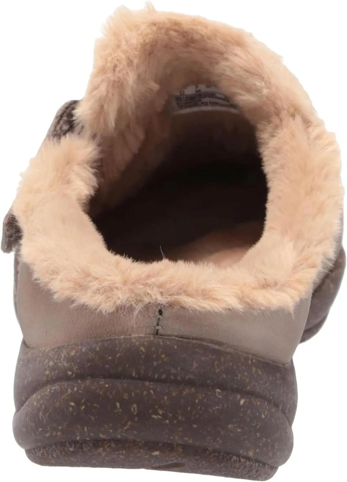 Clarks Women's Roseville Clog Flats Shoes 26162238 Dark Taupe Leather Brown 9.5M