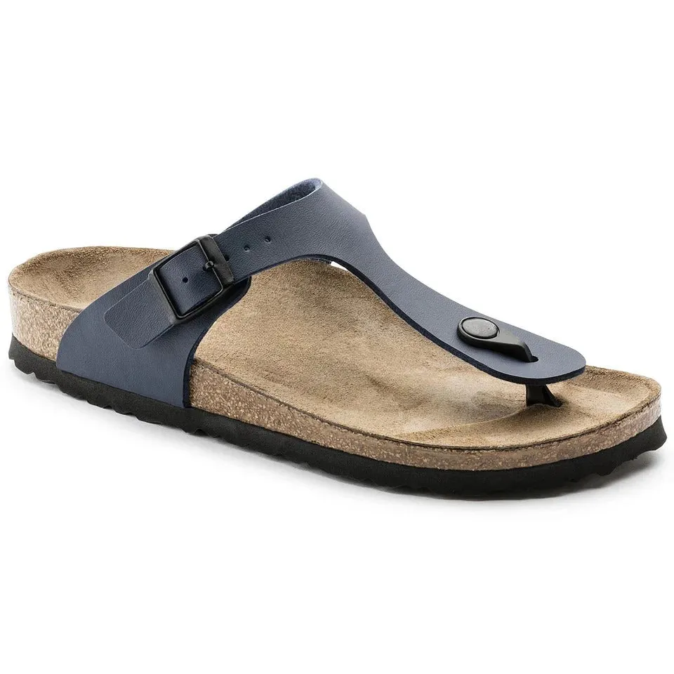 Classic Blue Leather Ease Comfort Slippers - Slippers