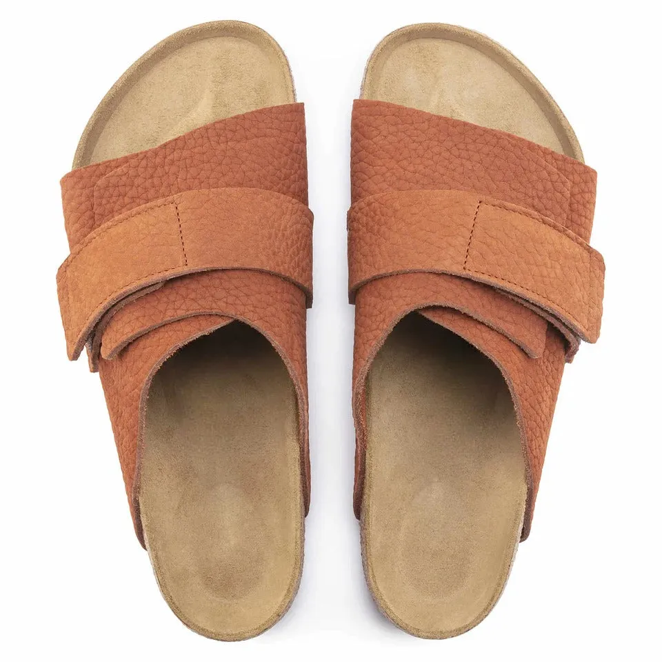 Classic Reddish Brown Leather Clog Ease Comfort Slippers - Slippers