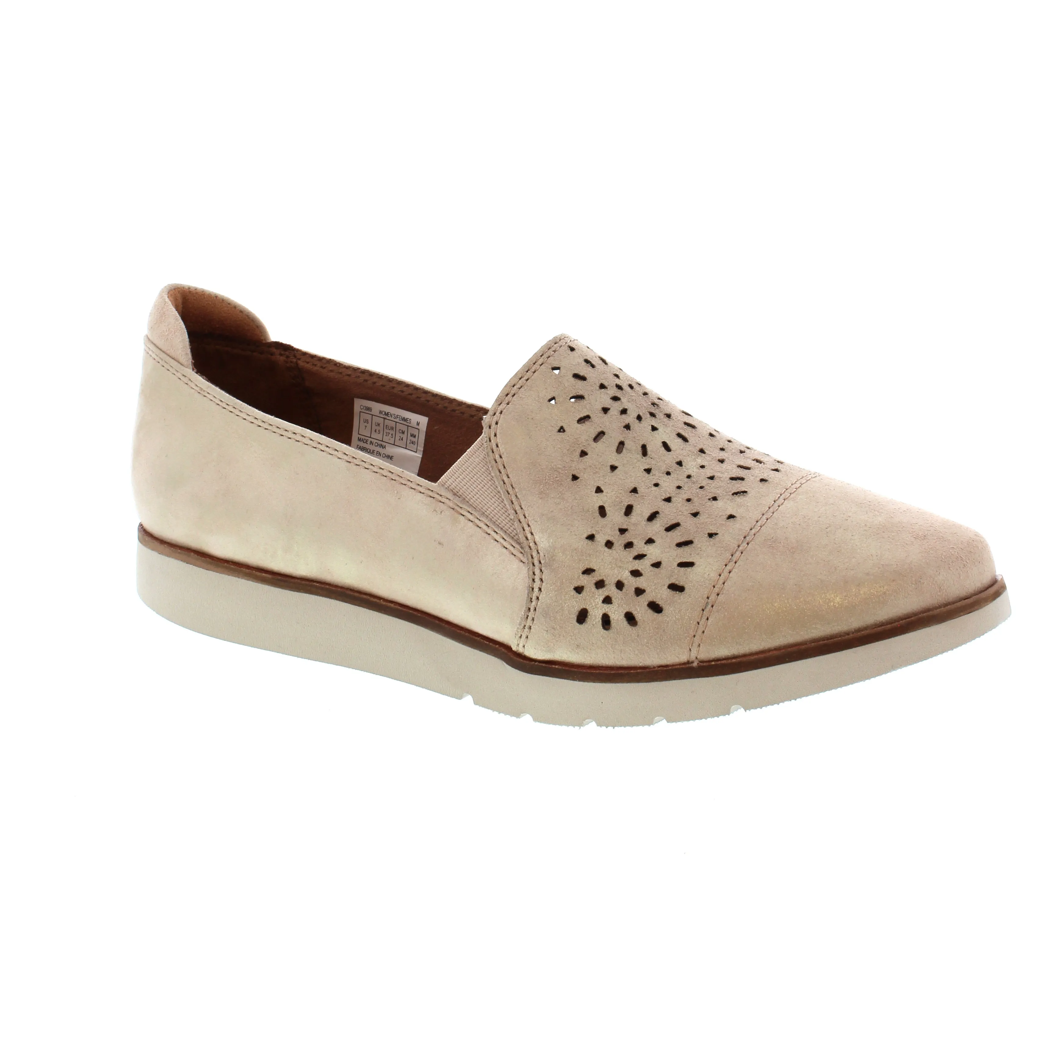 Cobb Hill Laci Gore Slip-On - Metallic Leather