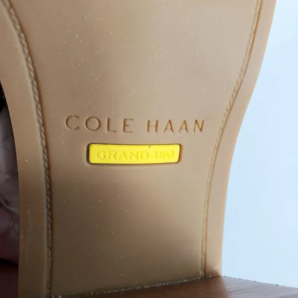 Cole Haan Vicky Leather Bootie Amphora Snake Print Size 6 Sling Back Zip Animal