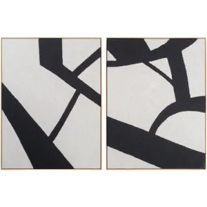 Contemporary Canvas Embrace
