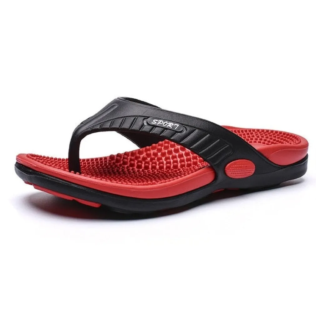 ContiNent 33 Massage Flip-flops Summer Men Slippers Beach Sandals Comfortable Men Casual Shoes Fashion Men Flip Flops Hot Sell Footwear