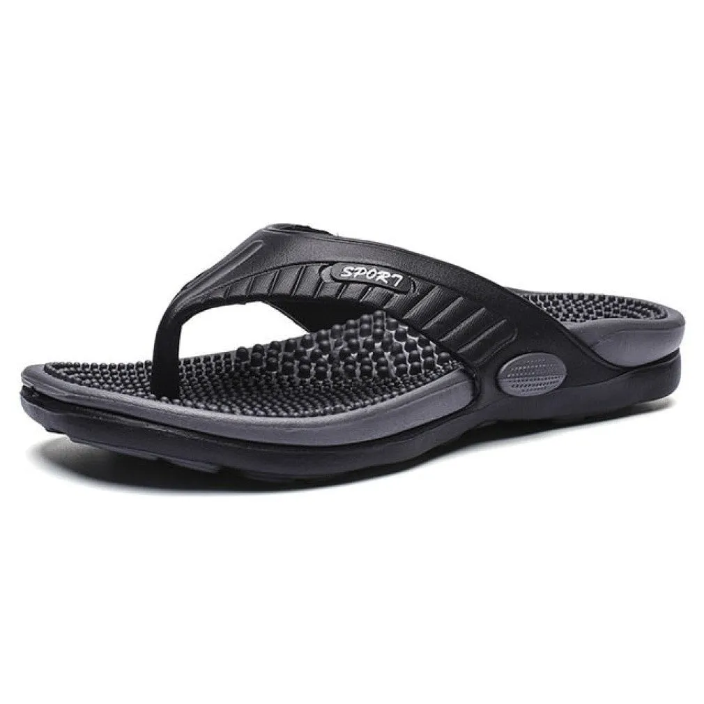 ContiNent 33 Massage Flip-flops Summer Men Slippers Beach Sandals Comfortable Men Casual Shoes Fashion Men Flip Flops Hot Sell Footwear