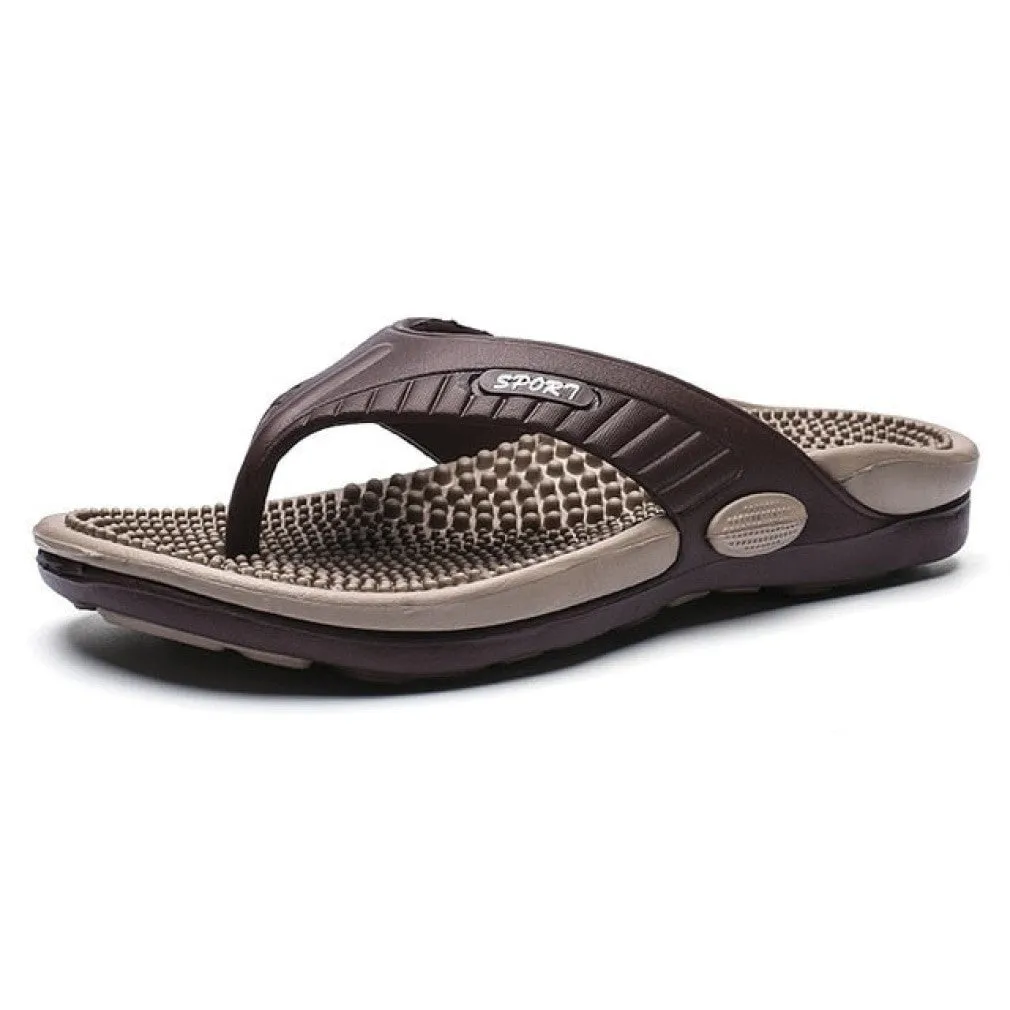 ContiNent 33 Massage Flip-flops Summer Men Slippers Beach Sandals Comfortable Men Casual Shoes Fashion Men Flip Flops Hot Sell Footwear