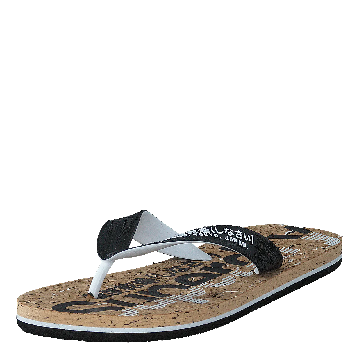 Cork Flip Flop Black